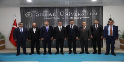 Şırnak Üniversitesi ile IKBY'deki 4 üniversite arasında akademik iş birliği görüşmeleri yapıldı