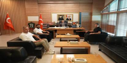 Şırnak Çalışan Gazeteciler Cemiyeti'nden Cizre Kaymakamı Baycar'a Ziyaret