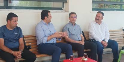 Köşe Yazarımız Mehmet Emin Bozkuş, Rektör Alkış ile Balveren'de Bir Araya Geldi
