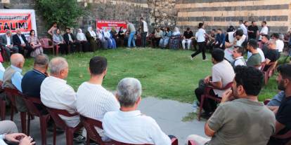 Cizre’de "Toplumsal Barış ve Kardeşlik Nöbeti"