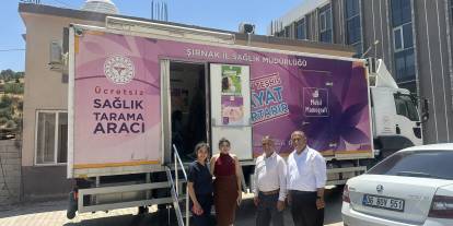Sağlık-Sen Başkanı Anmal'dan Şenoba'daki Mobil KETEM Tırı'na Ziyaret