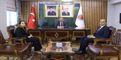 Şırnak VakıfBank Şube Müdürü Lokman Yıldız'dan Vali Birol Ekici'ye Ziyaret