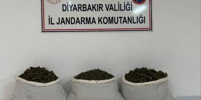 Diyarbakır'da 107 kilo esrar maddesi ele geçirild