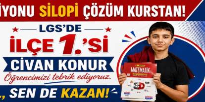 Silopi'nin LGS ilçe birincisi Civan Konur oldu