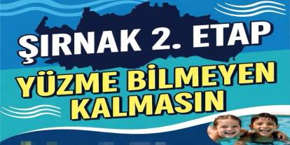 Şırnak'ta "Yüzme Bilmeyen Kalmasın" Projesi İçin Kayıtlar Başladı