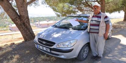 Yol çalışması mağduru oldu, 10 bin lira ceza kesildi