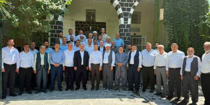 Cizre Müftüsünden Şeyh Muhammed Nuri El-Derşevi Dergahına Anlamlı Veda Ziyareti
