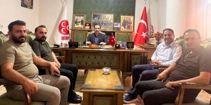 MHP Cizre İlçe Başkanı Haşimi, Cizre TÜGVA heyetini Ağırladı