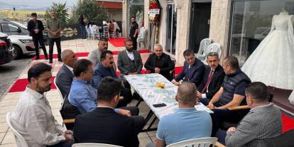 Vali Ekici ve Şırnak Protokolünden Emniyet Müdürü Sazak’a Taziye Ziyareti