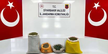 Diyarbakır’da 144 kilo esrar ele geçirildi