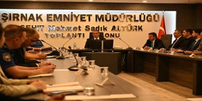 Şırnak'ta güvenlik zirvesi: Huzur için yeni yol haritası belirlendi