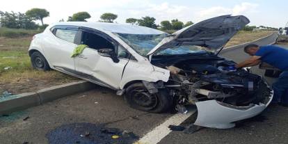 Tekirdağ'da trafik kazası: 2 yaralı