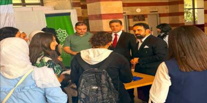 Suriye'de Türk Üniversitelerine Büyük İlgi: Şırnak Üniversitesi de Oradaydı