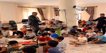 Dicle'de Kur'an kursu öğrencileri gençlik merkezinde bir araya geldi