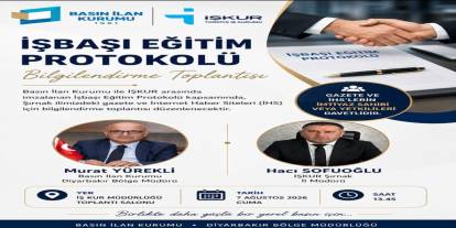 Şırnak'ta Basın İlan Kurumu ve İŞKUR'dan Yerel Basına İşbaşı Eğitim Protokolü Toplantısı