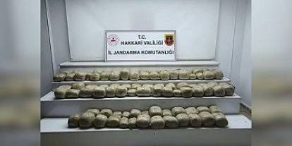 Hakkari’de 253 kilogram esrar ele geçirildi
