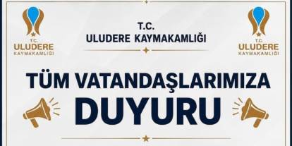 Tüm İlçe O Saatlerde Karanlığa Gömülecek! Uludere Kaymakamlığı’ndan Kritik Uarı