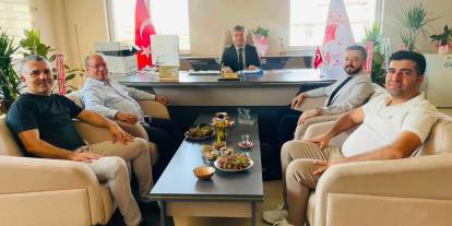 Silopi Heyeti Cizre İlçe Tarım Müdürü ile görüştü
