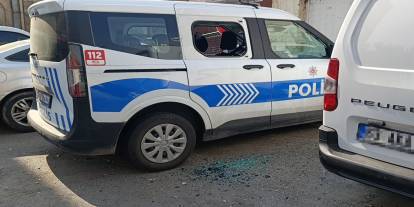 Şanlıurfa'da polis aracına zarar veren zanlı tutuklandı