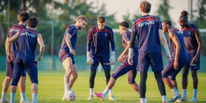 Trabzonspor, Ferencvaros maçı hazırlıklarını tamamlandı