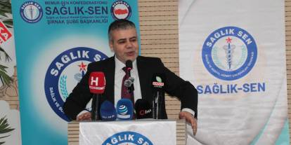 Sağlık-Sen Genel Başkan Yardımcısı Yasin Barutçu Şırnak'ta Konuştu: "Erdemliler Hareketi Anlayışıyla Çalışıyoruz"
