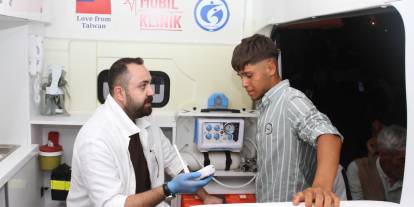 350 mevsimlik tarım işçisine sağlık taraması
