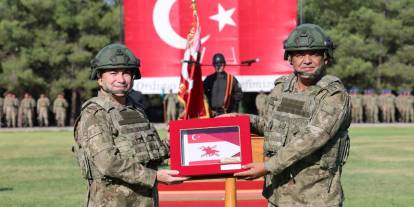 70’inci Mekanize Piyade Tugay Komutanlığında devir teslim töreni