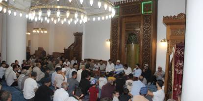 Cizre'de Tarihi Ulu Camii’nde Mevlid Kandili Programı
