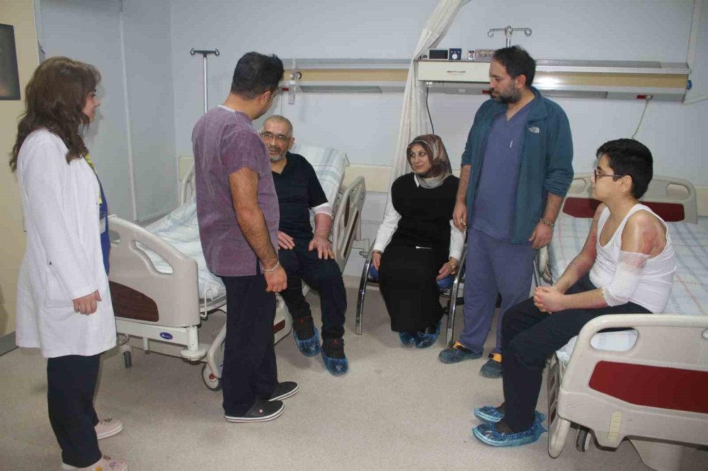 Van’da LPG patlamasında yaralanan baba ve oğul iyileşti