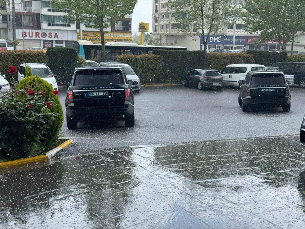 Diyarbakır’da sağanak ve dolu etkili oldu