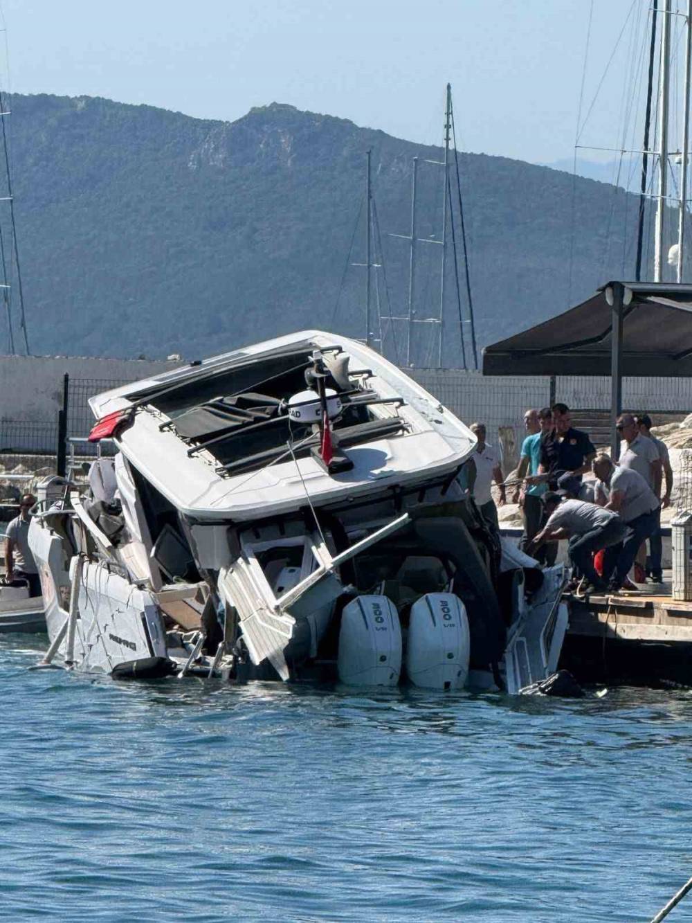 Bodrum’daki marinada patlama: 3 yaralı