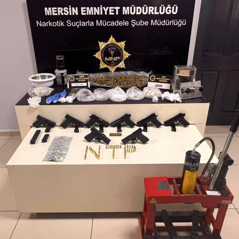 Mersin’de uyuşturucu ile mücadele: 49 şüpheli tutuklandı