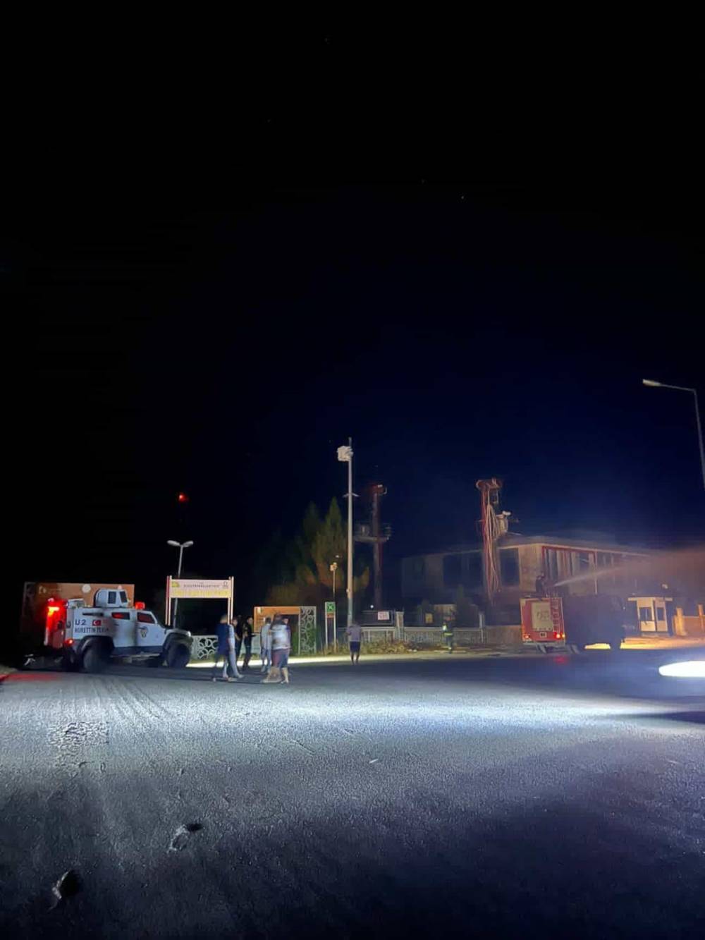 Mardin’de trafo yangını